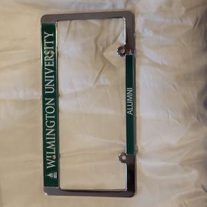 Wilmington University Alumni License Plate Holder